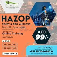 Limited time offer for HAZOP study course in Dubai - 1