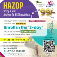 Really! HAZOP Study HSE specialist course pack @ AED 99 only - 1