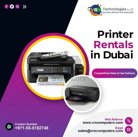 Choose Rental Printer Services At An Affordable Cost In Dubai - 1/1