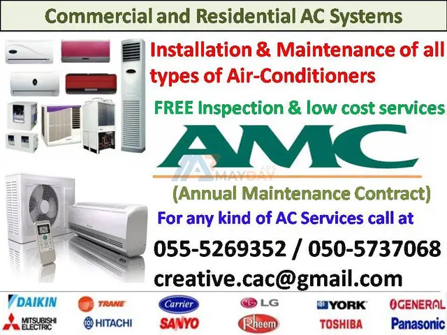 split ac free check 055-5269352 ajman repair cheap gas new used clean central service fixing room - 1