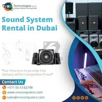 Sound Systems With Speakers, DJ Equipment Rental Dubai