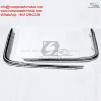 Mercedes W116 EU style stainless steel bumpers (1972-1981) - 4