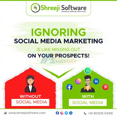 Best Social Media Marketing Agency in Ahmedabad - Shreeji Software - 1
