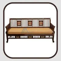 3 Seater Wooden Sofa - 1