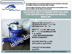 Alfa laval centrifuge, oil purifier, oil separator, MAPX-207, MOPX-207, MAPX-309, MOPX-309, MAPX-205 - 1