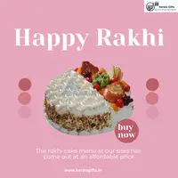 Rakhi Special Designer Cake 1 Kg - 1