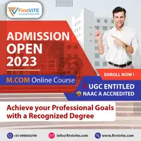 Which is the best M.COM online degree university in india