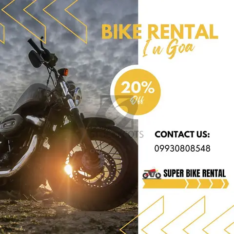 Bike rental in Goa - Super Bike Rental in Goa - 1