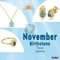 Exquisite Topaz Jewelry - Perfect November Birthstone Gift at DWS Jewellery - 1
