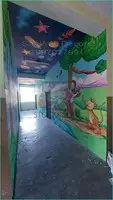 Play School Boundary Wall painting From Kamareddy
