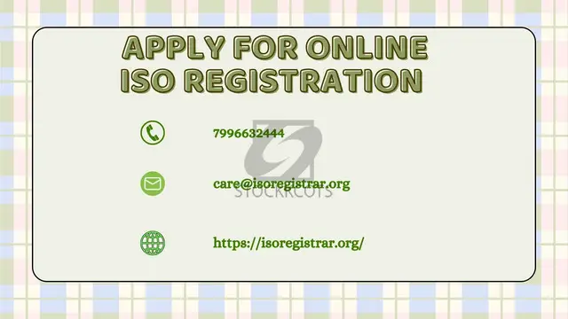 Apply for Online ISO Registration - 1