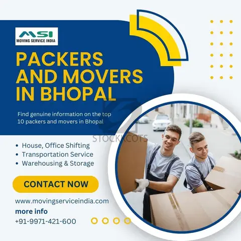 Top 10 Packers Movers in Bhopal, Packers and Movers Charges in Bhopal, House Shifting in Bhopal - 1/1