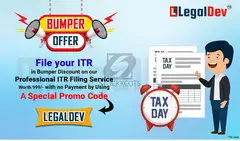 Legal Dev Provide Online Free ITR Filing Coupon Code - 1