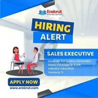 Urgent Hiring For Sales Executive. (Inside Sales) For A Edtech Company