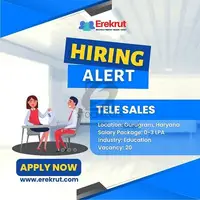 Urgent Hiring For Tele Sales For An Aviation Training Institute