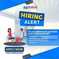 Social Media Escallation Customer Support Job At Krishnashi Hr Services Pvt Ltd. - 1