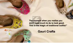 Gauri Crafts premium handcrafted juttis - 2