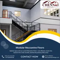 Mezzanine Floor Manufacturers in Chennai- Chennairoofings - 1