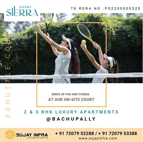 Flats for sale in gated communities bachupally | Sujay Infra - 1
