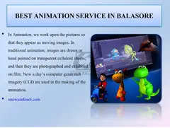 Balasore  Best Animation Agency in Odisha smiwa infosol