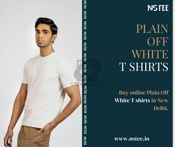 Plain white t shirts - 1