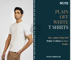 Plain white t shirts