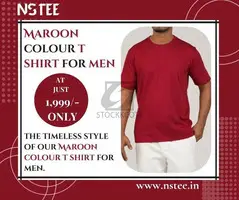 Maroon t shirt - 1