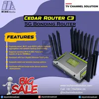 5G bonding router choice of professional photographer