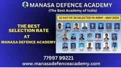 THE BEST SELELCTION RATE AT MANASA DEFENCE ACADEMY - 1