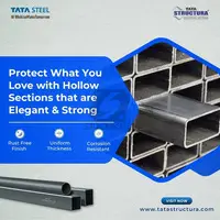 Buy hollow square bar from Tata Structura