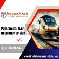 Select Panchmukhi Train Ambulance Services in Lucknow   with a Modern Ventilator System