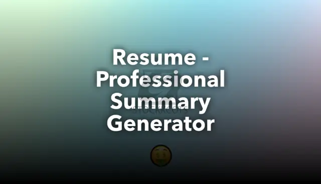 Get High Quality Resume Summary Generator From BookMyEssay - 1