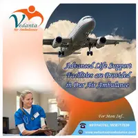 Get Vedanta Air Ambulance Services in Bhopal with Advanced-Care Medical Support - 1
