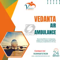 Hire World's Best Vedanta Air Ambulance Service in Kharagpur with Medical Equipments