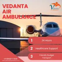 Choose to Reach Your Destination Safely by Vedanta Air Ambulance Service in Gorakhpur