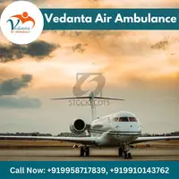 Use Vedanta Air Ambulance in Guwahati with Suitable Medical Features - 1