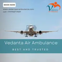With Full Medical Treatment Book Vedanta Air Ambulance in Bangalore - 1