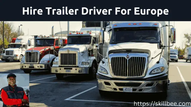 hire trailer driver for europe - 1/1