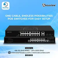 POE SWITCH FOR THE SECURITY SYSTEM NETWORK AND POWER CONNECTION
