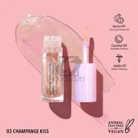 Moira Glow Getter Hydrating Lip Oil - ChampagneH Kiss in Qatar - 1