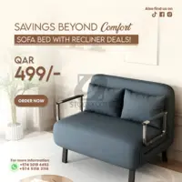 Buy Sofa Bed and Recliner Online in Qatar - Yaqeen Trading - 1