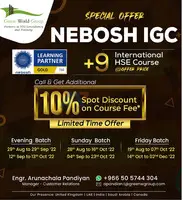Green world's Exclusive offer on NEBOSH IGC Course in Yanbu - 1