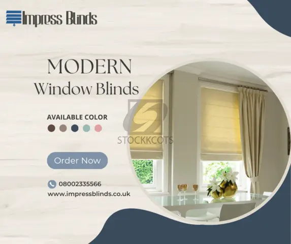High-Quality and Affordable Roman Window Blinds in UK - 1
