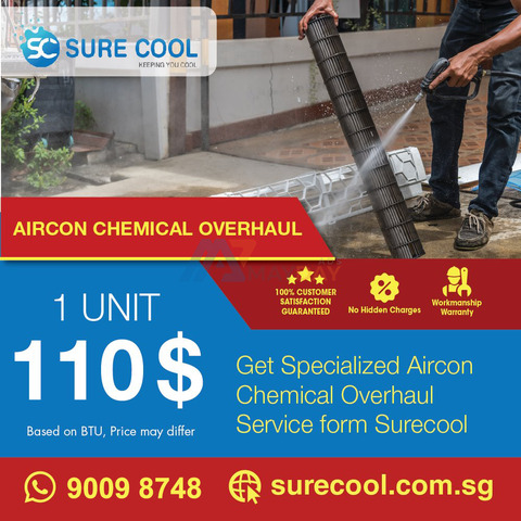 Aircon Chemical Overhaul singapore - 1/1