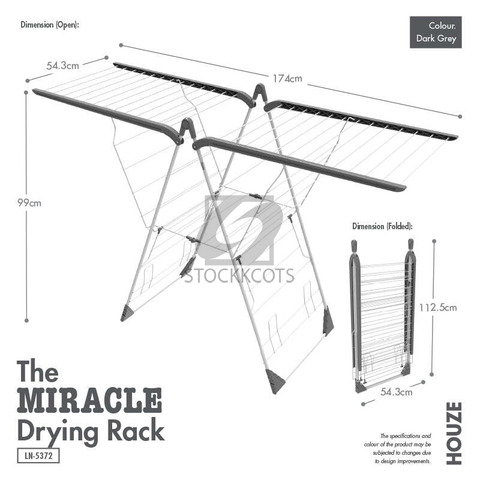 Discover the HOUZE Miracle Drying Rack - Revolutionize Your Laundry Routine! - 2/2