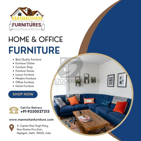 Online Furniture Stores to Buy Luxury Furniture, Manmohan Furniture - 1/1