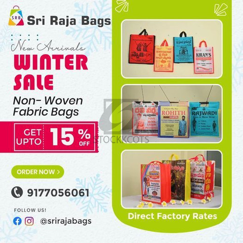 Customize Your Loop Handle Bags in Bulk  || Sri Raja Bags - 1/1